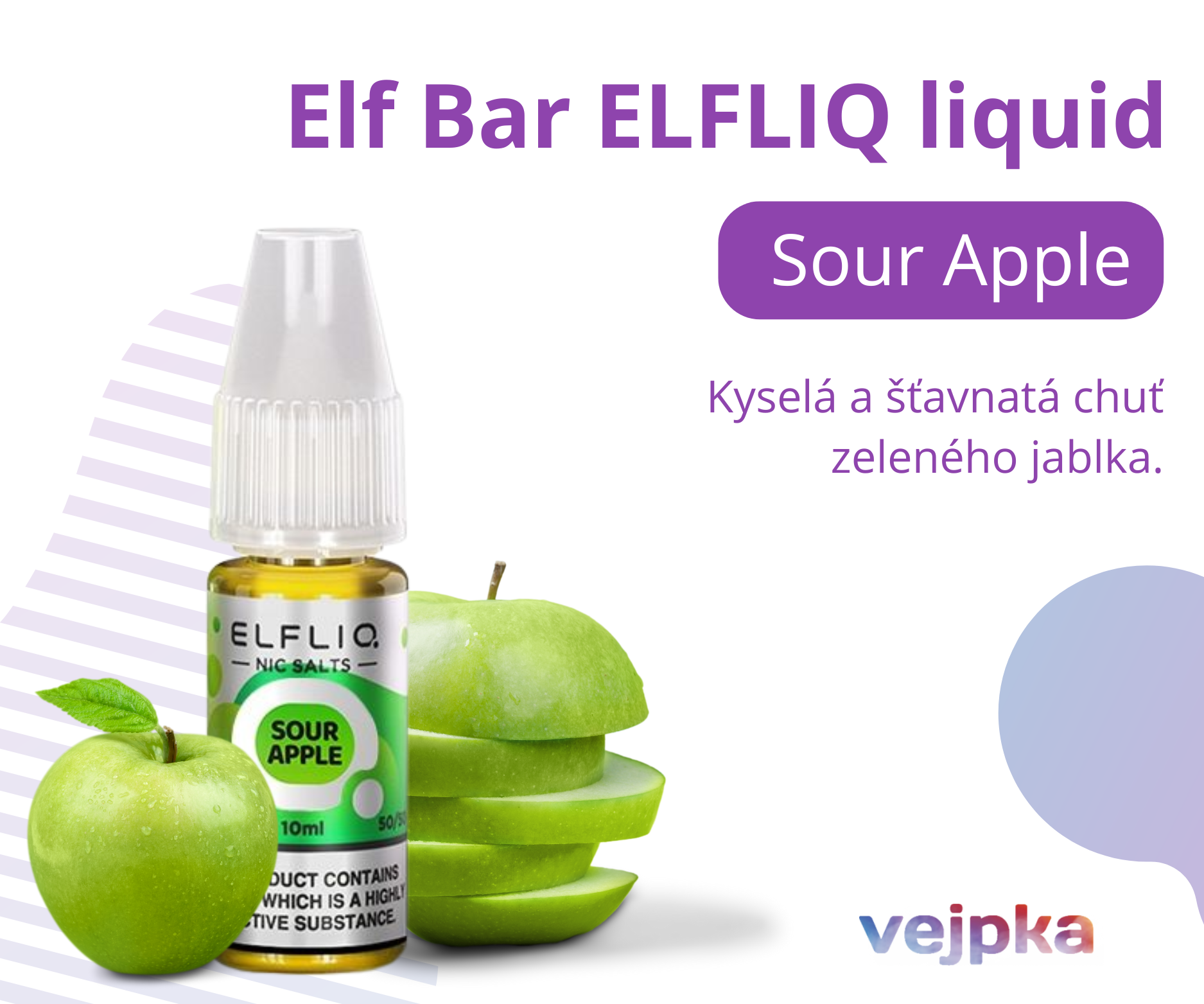 Elf Bar ELFLIQ - SOUR APPLE